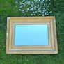 Antique Victorian Gilt Deep Dish Mirror Image 2