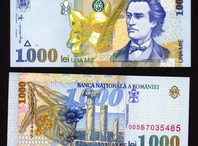Romania 1000 Lei 1998 P-106a Unc   005b7035485