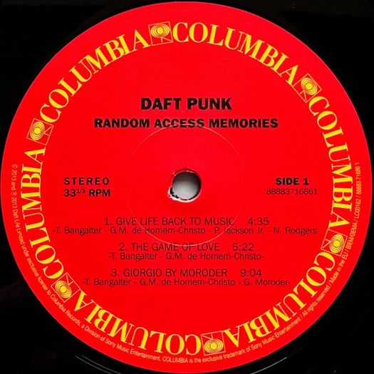 Daft Punk  Random Access Memories 2x Vinyl, LP