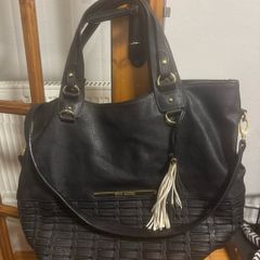 Steve Madden black extra large shoulder bag Postage included