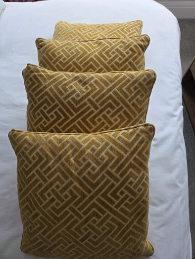 Footstool and Cushions