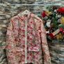 Topshop Womens Multicoloured Floral Rain Coat Size 10 Perfect for festival season Image 9