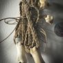 1 Tribal Style Ethically Sourced Bone and Cord Necklace Image 7