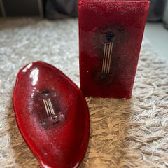 Handmade Fused Glass Decoratice Set