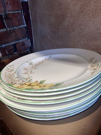 Burgess bros plates and jug