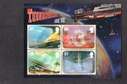 2011 Great Britain Thunderbird Lenticular Miniature Sheet Commemorative Stamps Mint Never Hinged (MNH)