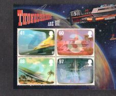 2011 Great Britain Thunderbird Lenticular Miniature Sheet Commemorative Stamps Mint Never Hinged (MNH)