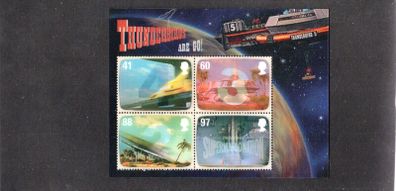 2011 Great Britain Thunderbird Lenticular Miniature Sheet Commemorative Stamps Mint Never Hinged (MNH)