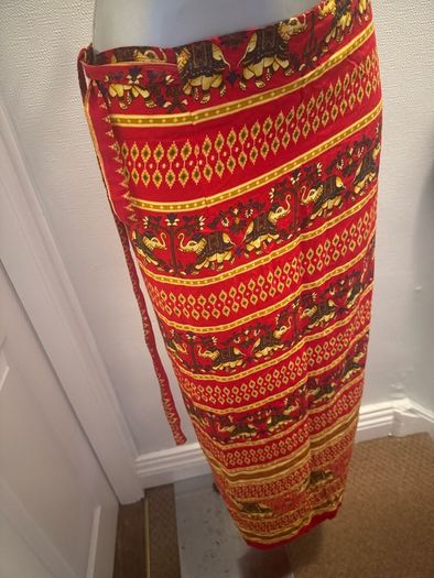 Summer wrap maxi skirt size UK12 EU40 Perfect condition Postage included