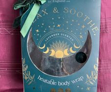 Lavender heatable body wrap