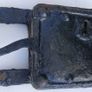 Amazing Antique Early Elbow Lock Rim Lock Image 6