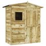 Garden Storage Shed Impregnated Pinewood Image 2