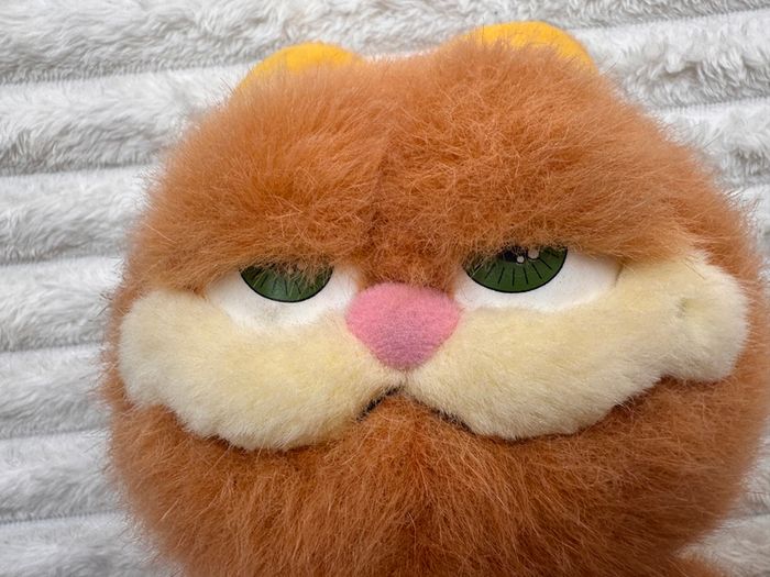 Vintage Garfield The Movie Soft Toy Push 2004 Approx. 33 cm. Used Please see photos