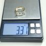 Vintage 9ct Gold Three Stone Ring Image 7