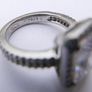 Vintage Sterling Silver 925 Timeless Elegance Halo CZ Ring size K - 5,52g Image 9