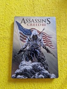 Metal box Assassins Creed III 3 Xbox360 Games Original