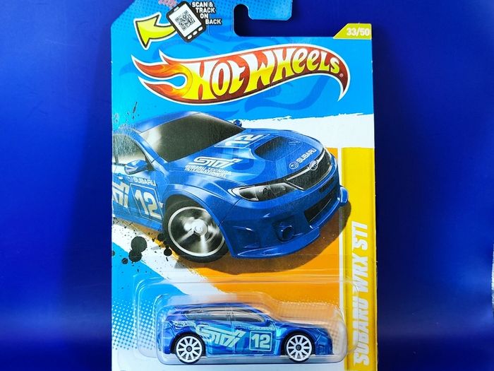 Hot Wheels Subaru WRX STI, new.