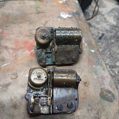 two swiss music box movements