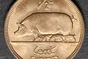 Ireland 1967  1/2 d  Half Penny  UNC