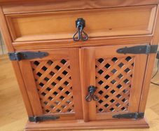 Mexican-style "Corona" Pine  Cabinet