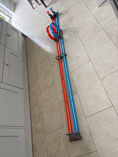 Hot wheels double loop track