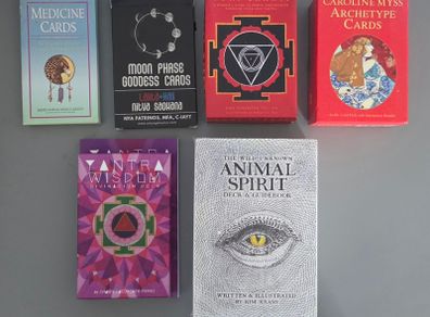 6 x Various Archetype, Divination and Wisdom Cards