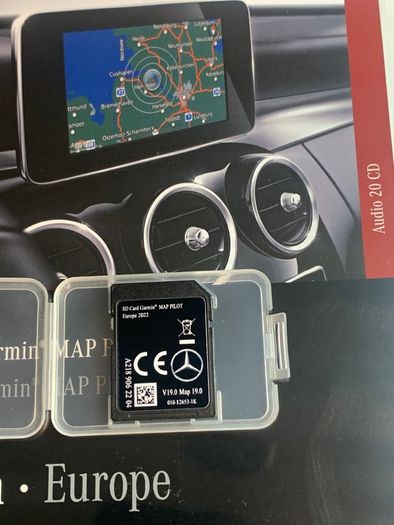 Mercedes Garmin Map navigation SD Card
