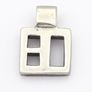 Vintage 925 Silver Geometric Pendant Image 2