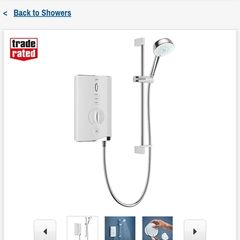 Mira Sport Max with Airboost White/Chrome 9kW Electric Shower (931PM)