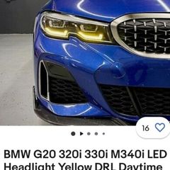 Yellow Drl Bmw G20