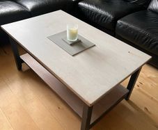 Wooden coffee table