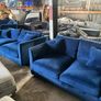 Blue 3+2 sofa set Image 5