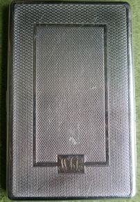 Vintage KINCRAFT Cigarette Case | Chrome | Made in England | 1950s