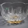 SALE!  KILLARNEY CRYSTAL Small Footed Bowl with 22 carat gold finishing Image 4