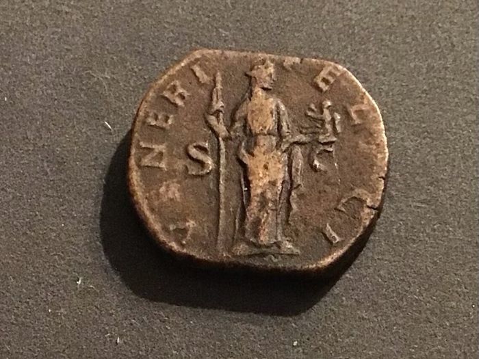 Roman Coin Julia Mamaea Sestertius 225 AD