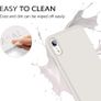 Liquid Silicone Case For iPhone XR Luxury Thin Soft Phone Cover New Grey - FHT7IPXRLK Image 2