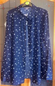 Bnwt size 14 penneys navy blouse