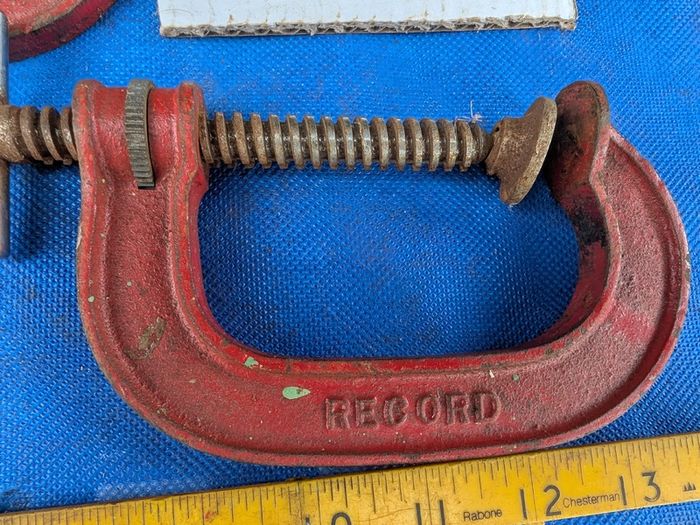 3 Record 4" G Clamps
