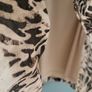 GEORGE beige and black print layered dress Sz 16UK - Bnwt Rrp 16 Sterling Image 5