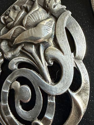 silver necklace