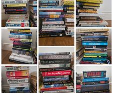 120 (approximately) various books fiction and non fiction