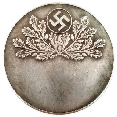 Ww2 Mark German Coin  Hitler Luftwaffe Swastika Nazi Warplane  Reichsmark