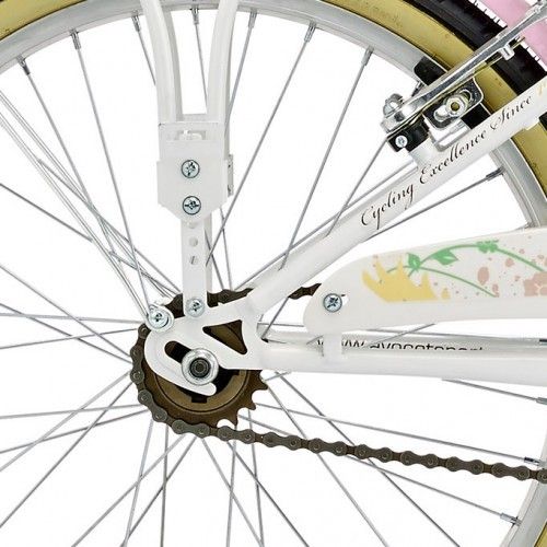 11" Viking Crystal Girls Comfort, Single Speed 20", Pearl White
