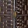 Folding Room Divider, 6-Piece Privacy Screen, H x W: 170 x 240 cm, Brown Image 7