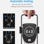 Wireless Auto Clamping 360 Rotate Car Fast Charger Phone Holder Air Vent Mount Image 6