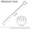 20 PCS BBQ Metal Skewers Stainless Steel,7.87''/20cm Reusable Kebab Skewers for Grilling, Oven, and BBQ