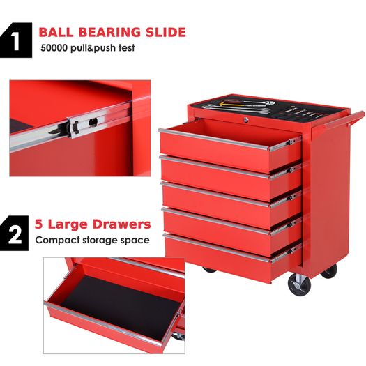 Heavy-Duty Tool Chest on Wheels