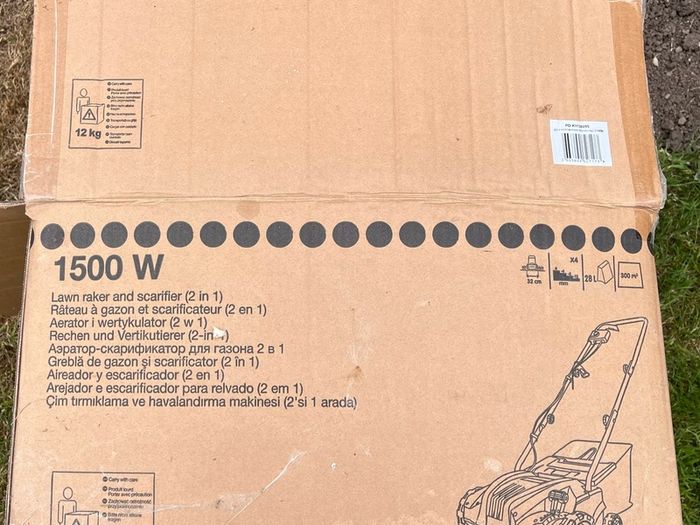 Screwfix electric Scarifier hardly used