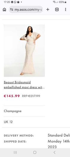 Champagne Wedding Dress