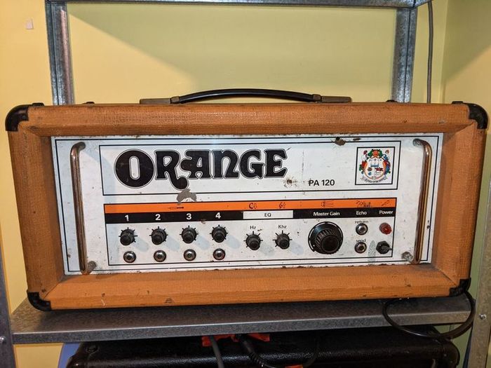 1974 Orange PA120 Vintage Guitar Bass Amp